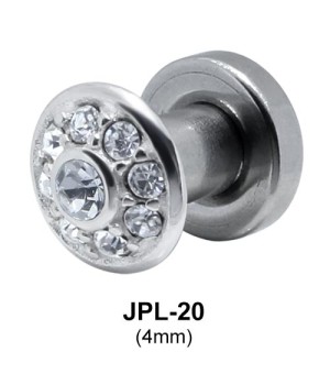 Round Rhinestone Plugs and Tunnels JPL-20